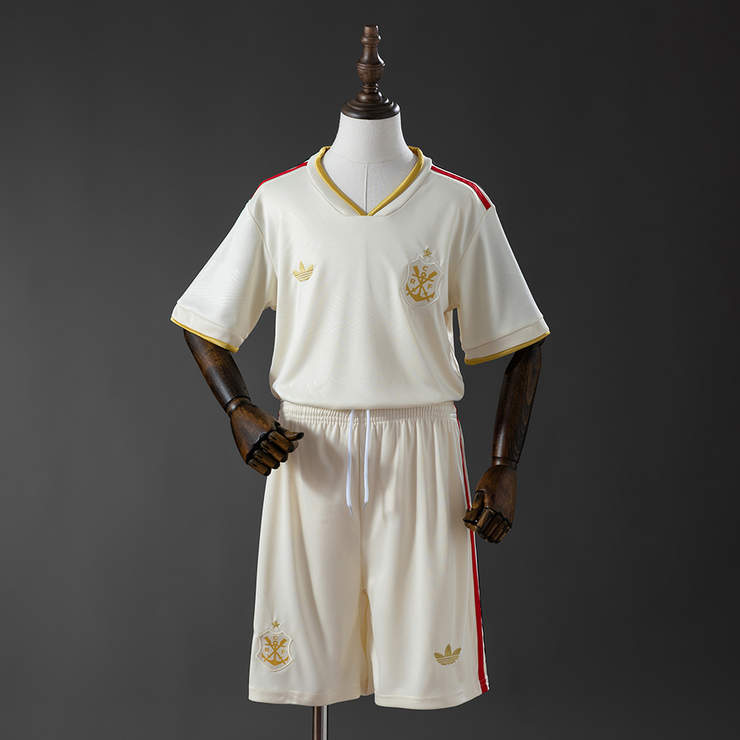 Flamengo 2025/26 Tredjeställ Barn Fotbollströja med Shorts