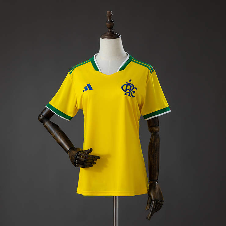 Flamengo 2026/27 Brazil Edition Gul Fotbollströja Dam
