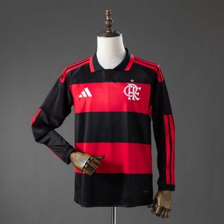 Flamengo 2026/27 Hemmatröja Långärmad Fotbollströja Herr