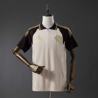 Flamengo 2026/27 Träningspikétröja Aprikos Herr Fotbollströja