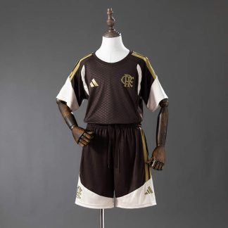 Flamengo 2026/27 Träningsställ Barn Brun Fotbollströja Set