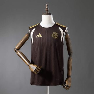 Flamengo 2026/27 Träningsväst Brun Herr Fotbollströja