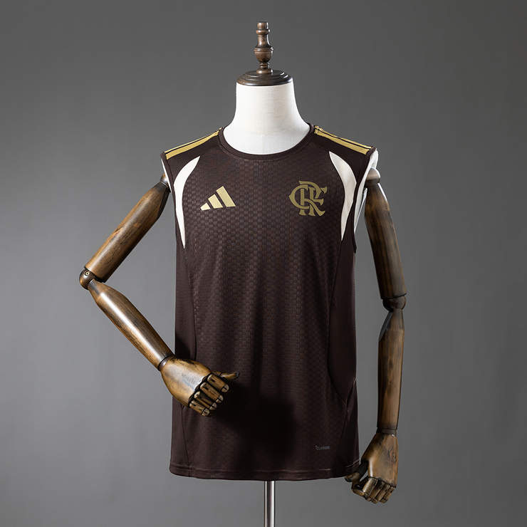 Flamengo 2026/27 Träningsväst Brun Herr Fotbollströja
