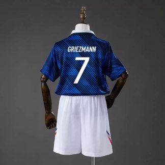 Frankrike VM 2026 Hemmaställ Barn Antoine Griezmann 7 Fotbollströja Set