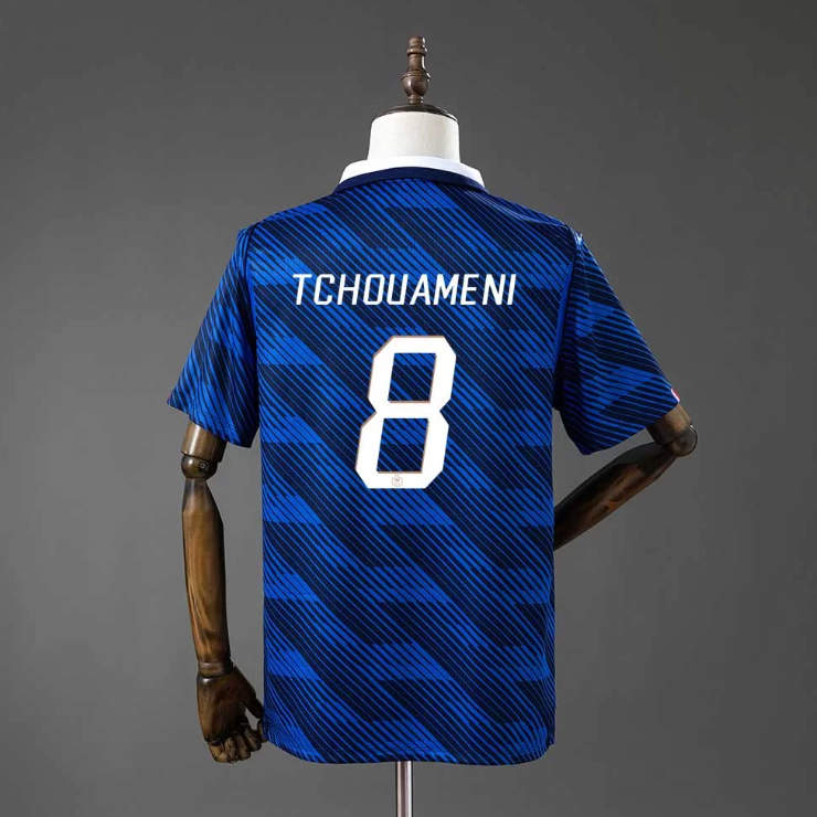 Frankrike VM 2026 Hemmatröja Aurélien Tchouaméni 8 Fotbollströja Herr