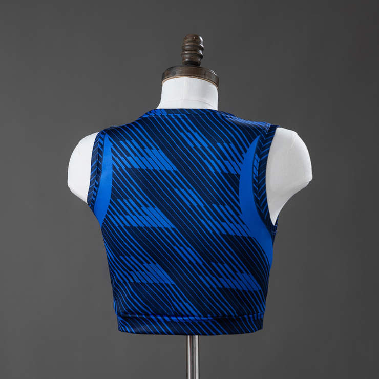 Frankrike VM 2026 Hemmatröja Crop Top – Fotbollslinne Dam