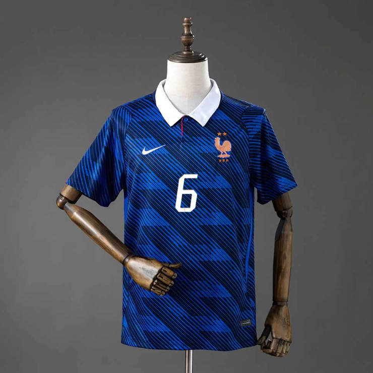 Frankrike VM 2026 Hemmatröja Eduardo Camavinga 6 Fotbollströja Herr
