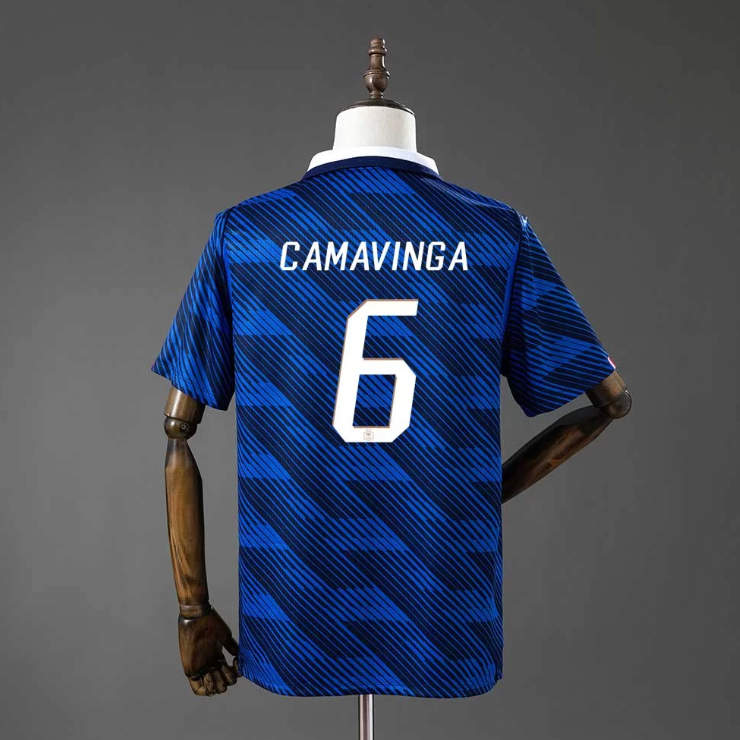 Frankrike VM 2026 Hemmatröja Eduardo Camavinga 6 Fotbollströja Herr
