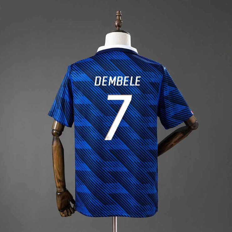 Frankrike VM 2026 Hemmatröja Ousmane Dembélé 7 Fotbollströja Herr