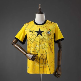 Ghana Landslag VM 2026 Specialutgåva Gul Fotbollströja Herr