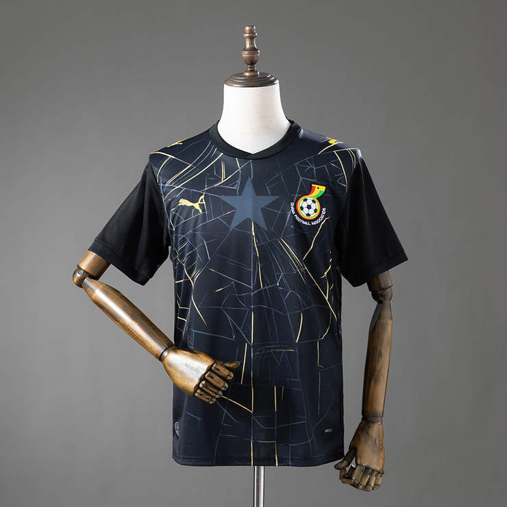 Ghana Landslag VM 2026 Specialutgåva Svart Fotbollströja Herr