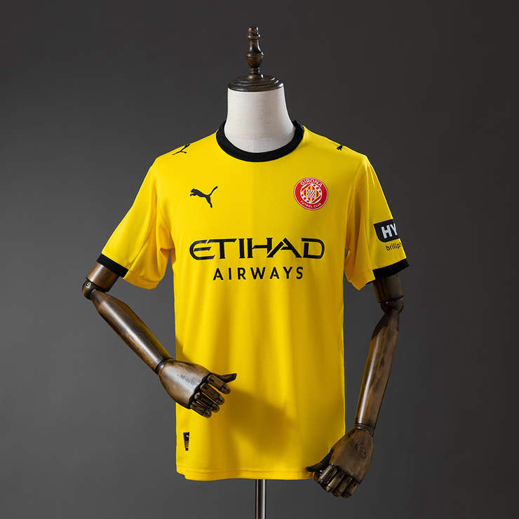 Girona 2025/26 Bortatröja Kortärmad Fotbollströja Herr
