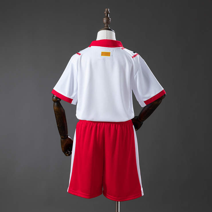 Girona 2025/26 Hemmaställ Barn Fotbollströja med Shorts
