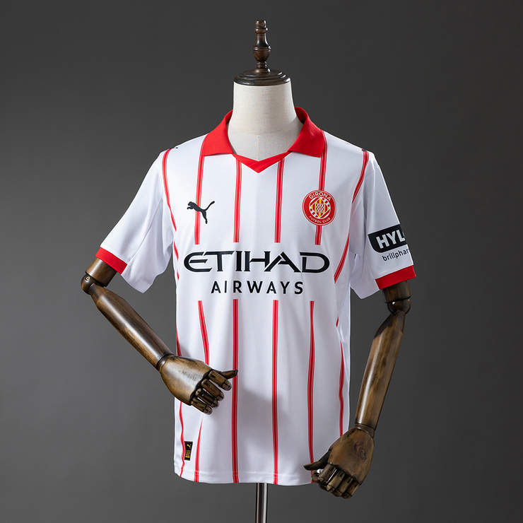 Girona 2025/26 Hemmatröja Kortärmad Fotbollströja Herr