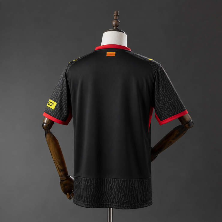 Girona 2026/27 Bortatröja Kortärmad Fotbollströja Herr