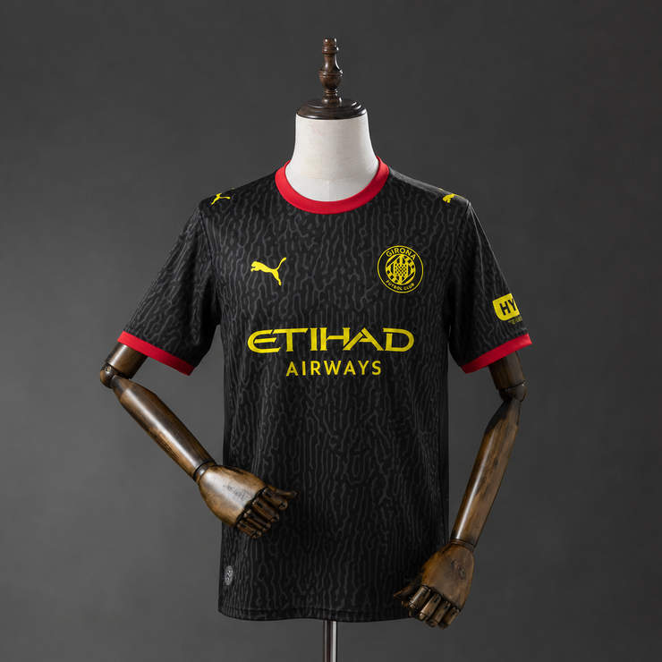Girona 2026/27 Bortatröja Kortärmad Fotbollströja Herr