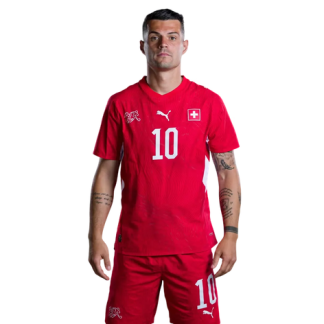 Granit Xhaka 10 Schweiz VM 2026 Hemmaställ Herr