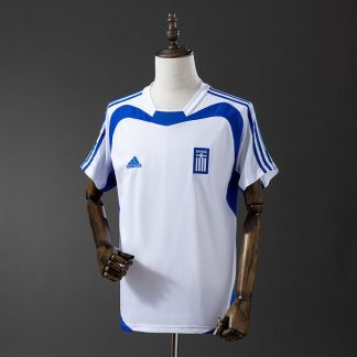 Grekland 2004 Retro Bortatröja Herr Fotbollströja