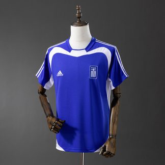 Grekland 2004 Retro Hemmatröja Herr Fotbollströja
