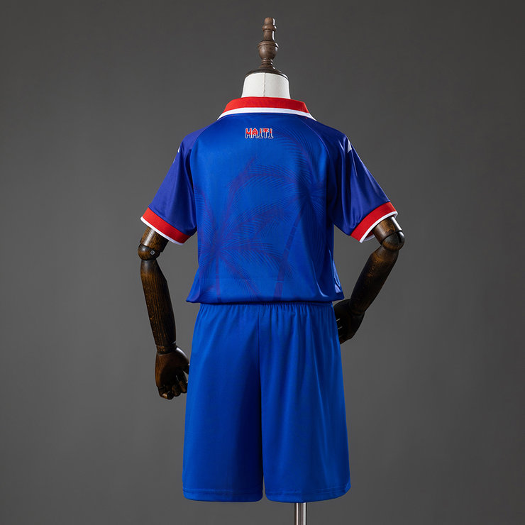 Haiti VM 2026 Hemmaställ Barn Fotbollströja med Shorts