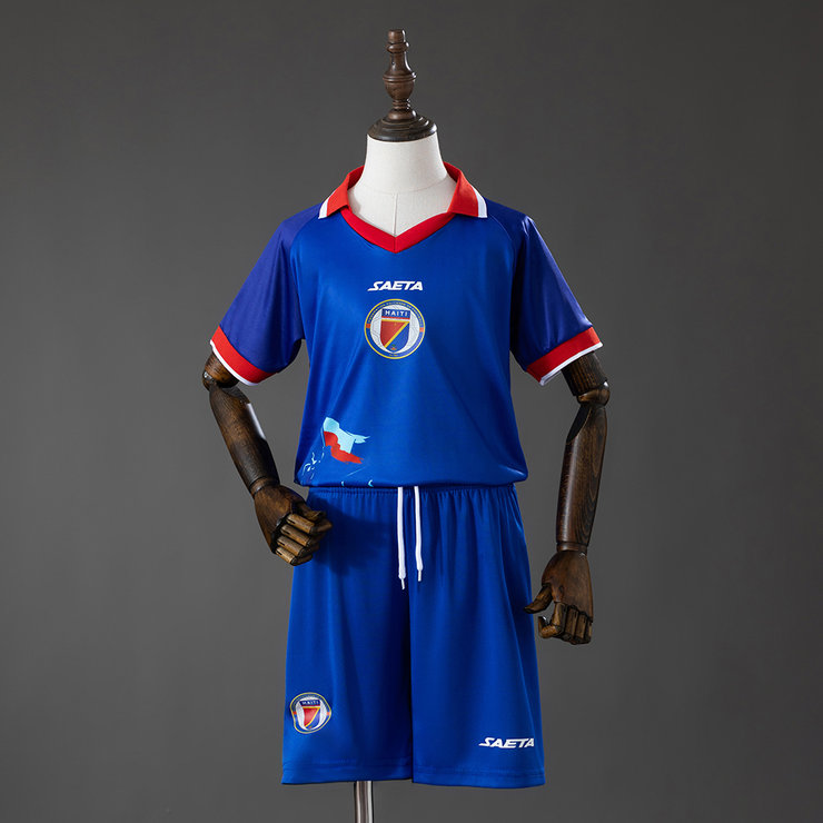 Haiti VM 2026 Hemmaställ Barn Fotbollströja med Shorts