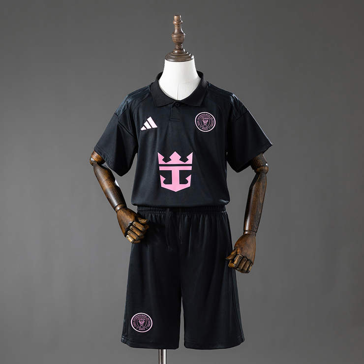 Inter Miami 2026/27 Bortaställ Barn Fotbollströja med Shorts
