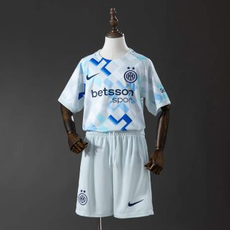 Inter Milan 2025/26 Bortaställ Barn Fotbollströja med Shorts