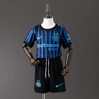 Inter Milan 2025/26 Hemmaställ Barn Fotbollströja med Shorts