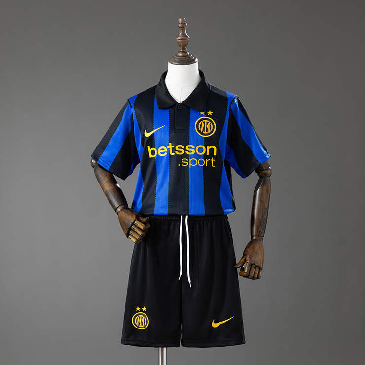 Inter Milan 2026/27 Hemmaställ Barn Fotbollströja med Shorts