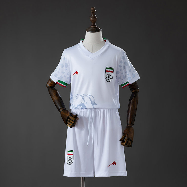 Iran VM 2026 Hemmaställ Barn Fotbollströja med Shorts