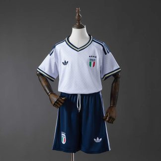 Italien VM 2026 Bortaställ Barn Fotbollströja med Shorts