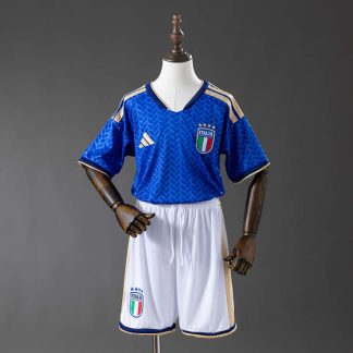 Italien VM 2026 Hemmaställ Barn Fotbollströja med Shorts