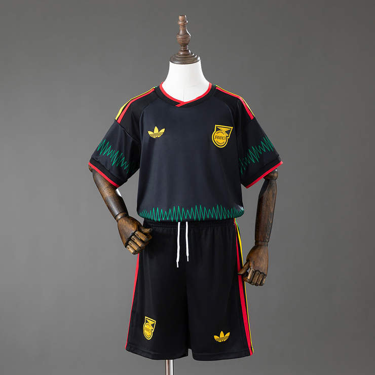 Jamaica 2026/27 Bortaställ Barn Fotbollströja med Shorts