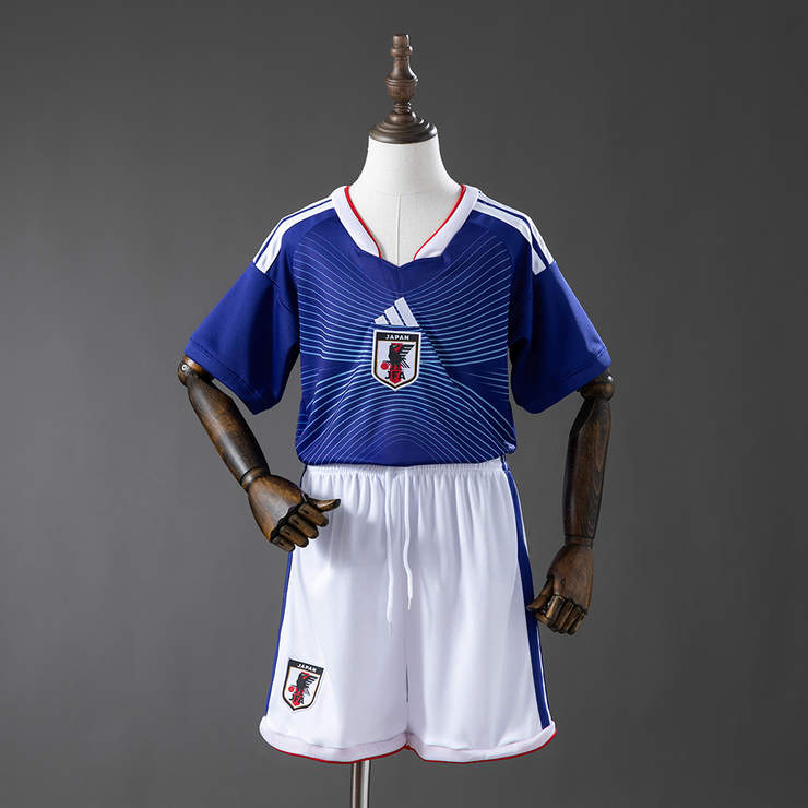 Japan VM 2026 Hemmaställ Barn Fotbollströja med Shorts