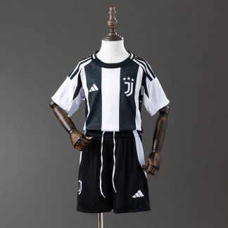 Juventus 2024/25 Hemmaställ Barn Fotbollströja med Shorts