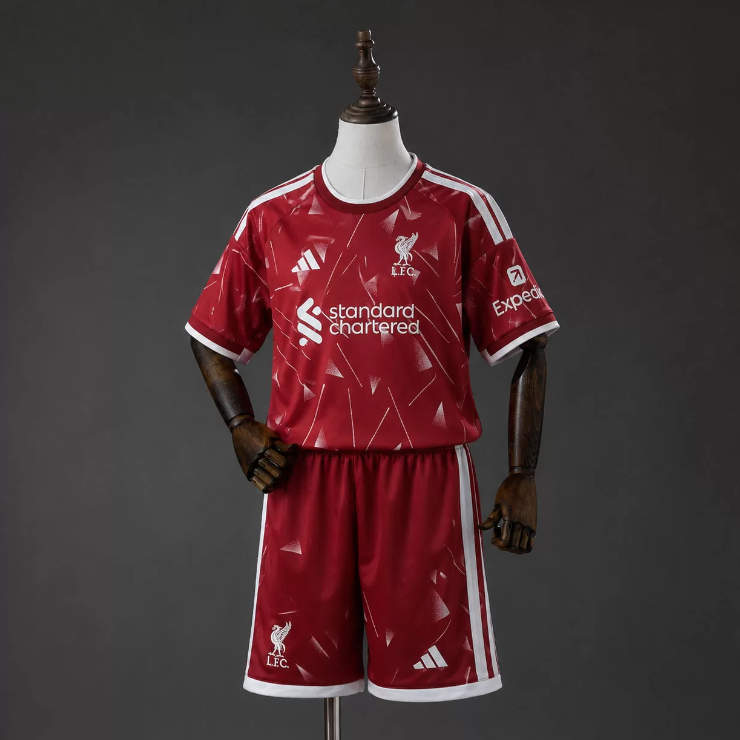 Liverpool 2026/27 Hemmaställ Barn Fotbollsställ med Shorts
