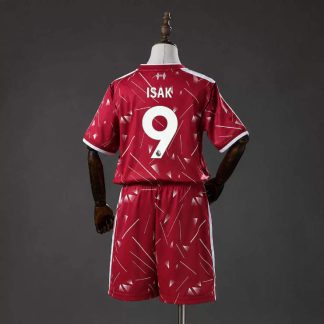 Liverpool 2026/27 Hemmatröja Alexander Isak 9 Barn Fotbollströja Set