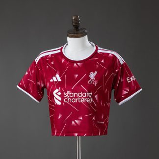 Liverpool 2026/27 Hemmatröja Dam Crop Top Fotbollströja