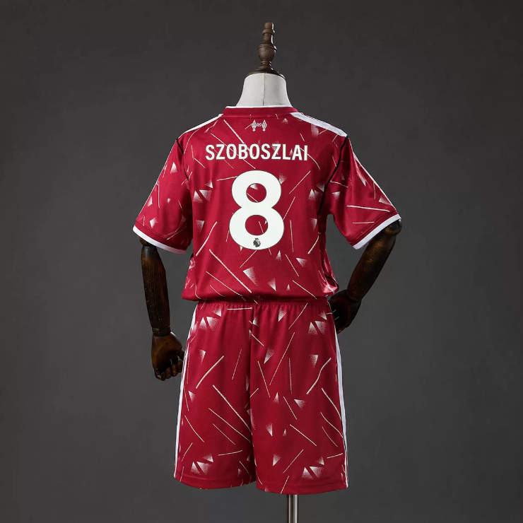 Liverpool 2026/27 Hemmatröja Dominik Szoboszlai 8 Barn Fotbollströja Set