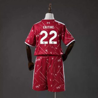 Liverpool 2026/27 Hemmatröja Hugo Ekitike 22 Barn Fotbollströja Set