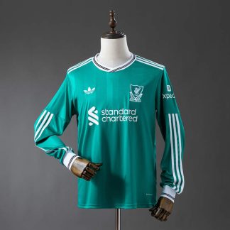 Liverpool FC 2025/26 Tredjetröja Långärmad Fotbollströja Herr