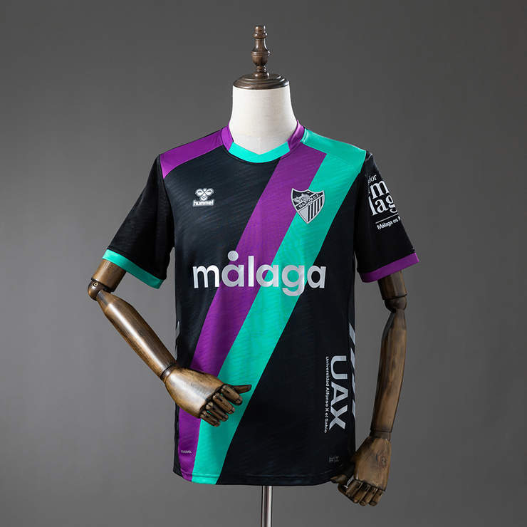 Málaga 2025/26 Bortatröja Kortärmad Fotbollströja Herr