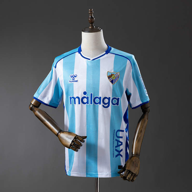 Málaga 2025/26 Hemmatröja Kortärmad Fotbollströja Herr