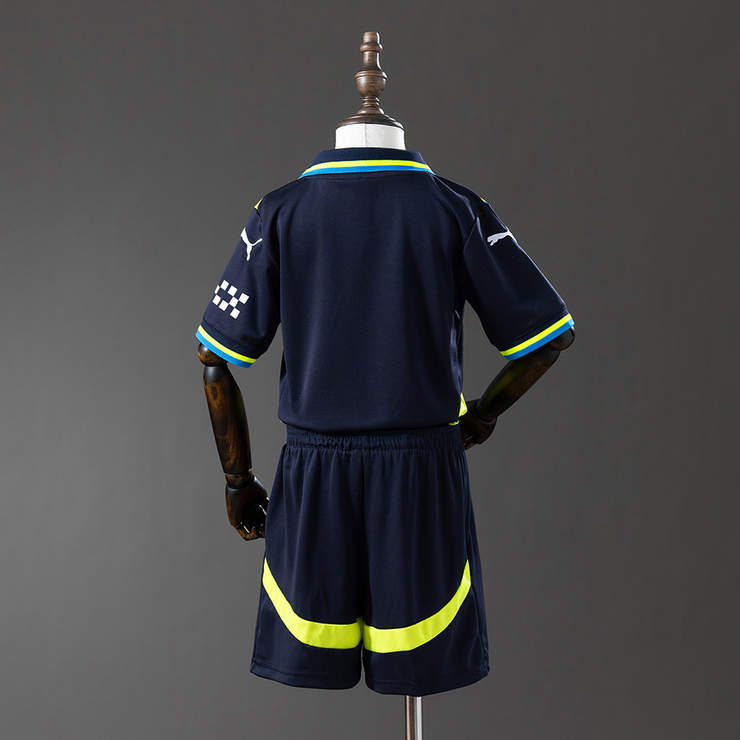 Manchester City 2024/25 Bortaställ Barn Fotbollströja Set