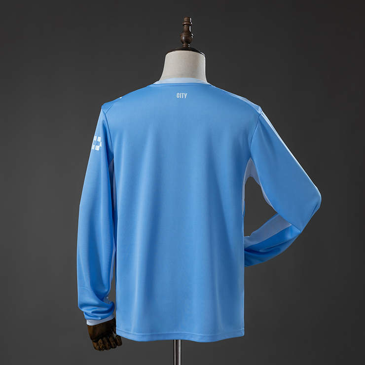 Manchester City 2026/27 Hemmatröja Långärmad Fotbollströja Herr
