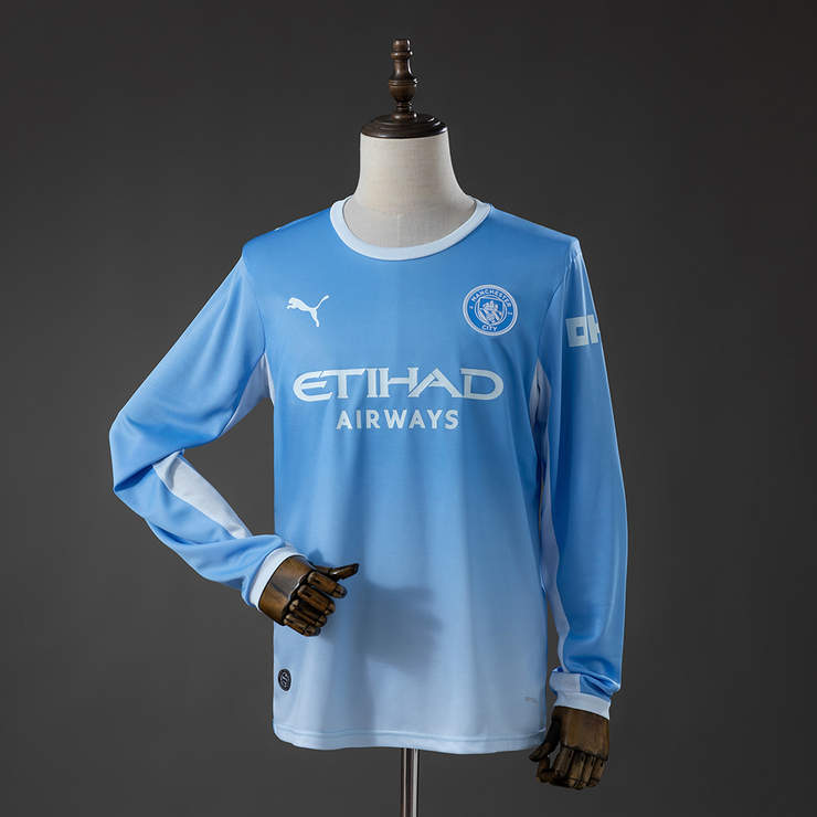 Manchester City 2026/27 Hemmatröja Långärmad Fotbollströja Herr