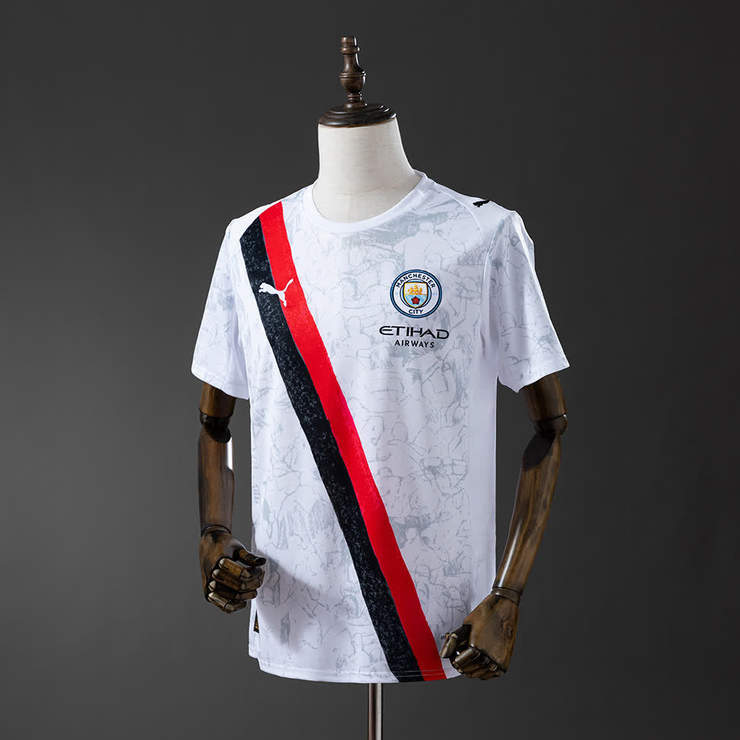 Manchester City x KidSuper 2025/26 Vit Fotbollströja Herr