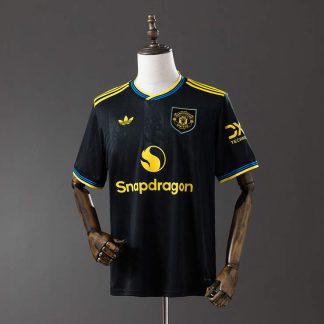 Manchester United 2025/26 Tredjetröja Kortärmad Fotbollströja Herr