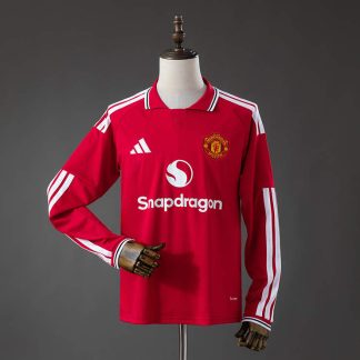 Manchester United 2026/27 Hemmatröja Långärmad Fotbollströja Herr