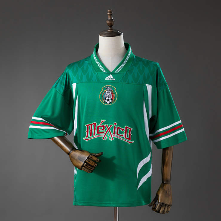 Mexiko 2026 Retro Remake Grön Fotbollströja